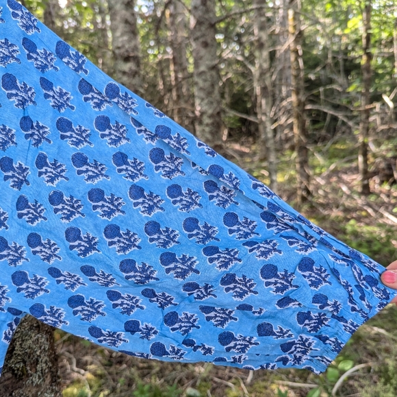 EMERSON FRY India Collection Women's Cotton Long Sleeve Maxi Dress, size Small - Picture 8 of 13